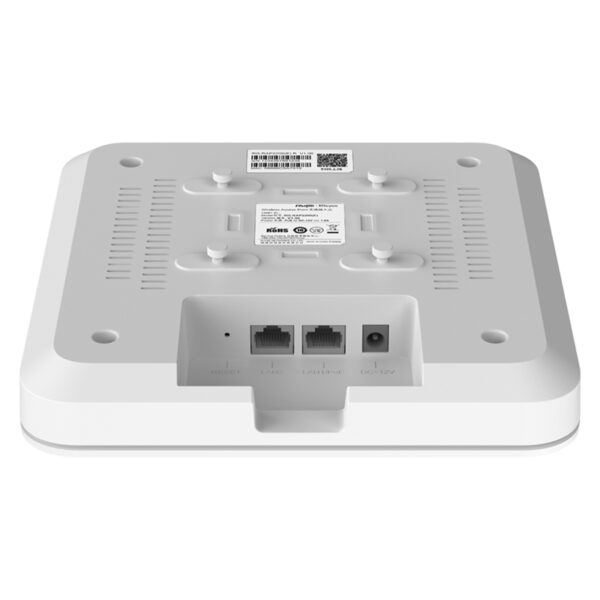 Ruijie Reyee Rg-rap2200(f) Ac1300 Dual Band (2.4 Ghz 400 Mbps/ 5 Ghz 867 Mbps) Ic Ortam Tavan Ti̇p Access Point - Görsel 3