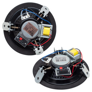 Magicvoice Mv-18042 15 Cm 6 Watt Si̇yah Trafolu Metal Kasa Alçıpan Hoparlör (deli̇k Çapı 15 Cm)
