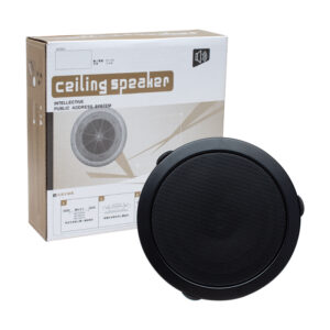 Magicvoice Mv-18042 15 Cm 6 Watt Si̇yah Trafolu Metal Kasa Alçıpan Hoparlör (deli̇k Çapı 15 Cm)