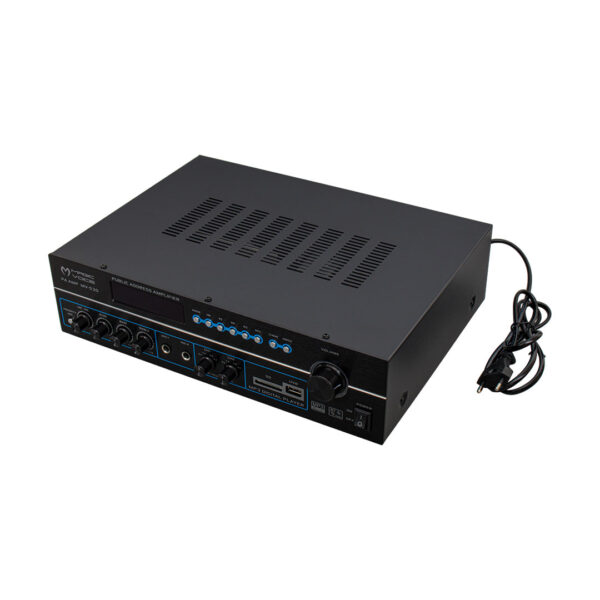 Magicvoice Mv-530 120 Watt Usb/sd/uk Bluetooh 2 Mi̇k Gi̇ri̇şli̇ 2 Bölgeli̇ Hat Trafolu Anfi̇ - Görsel 3