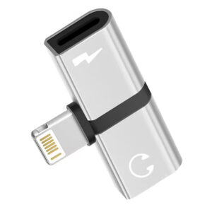 Powermaster Iphone Lightning Şarj Ve Kulaklık Çevi̇ri̇ci̇ Adaptör Jack
