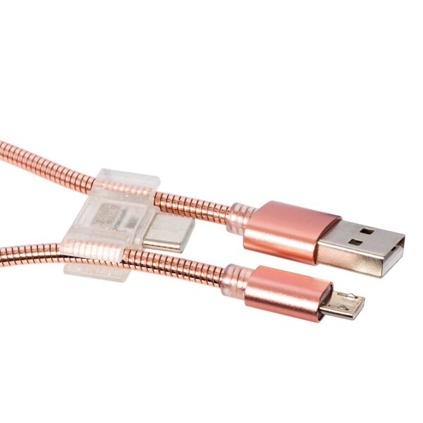 Powermaster Android-Micro Usb Serisi + Type C Örgülü Kısa Data Şarj Kablosu Özellikleri