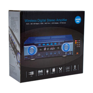 Osawa Hd-510 2x50 Watt 220v/12v Gi̇ri̇ş Usb-sd -bt-uk Trafosuz 2 Mi̇k Gi̇ri̇şli̇ Stereo Anfi̇