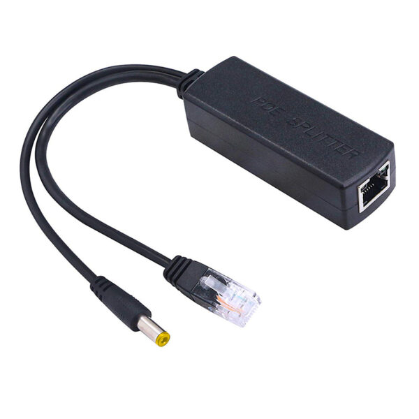 Powermaster Pd48v Ip Kamera Poe Kablosu Akti̇f Poe Enjektör Splitter (in:dc48v-57v Out Ieee802.3af-at Max:12v2a)