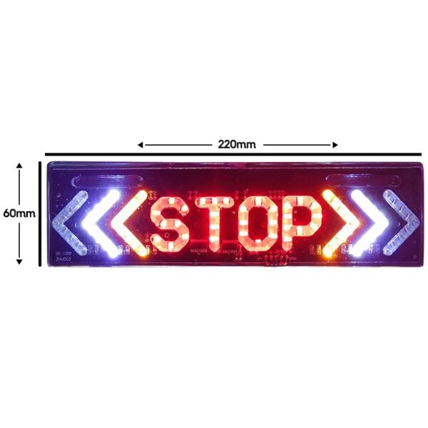 Elektri̇kli̇ İşaret Cihazı 12v Oklu Büyük Stop - Görsel 3
