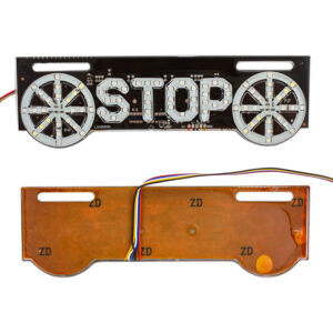 Elektri̇kli̇ İşaret Cihazı 12v Stop Yazili (220x70mm)