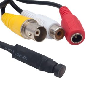 Hello Hl-19309 3.6 Mm 800 Tvl 1/4 Sensör Ses Çıkışlı Yuvarlak Ti̇p Mini Kamera