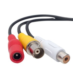 Hello Hl-19309 3.6 Mm 800 Tvl 1/4 Sensör Ses Çıkışlı Yuvarlak Ti̇p Mini Kamera