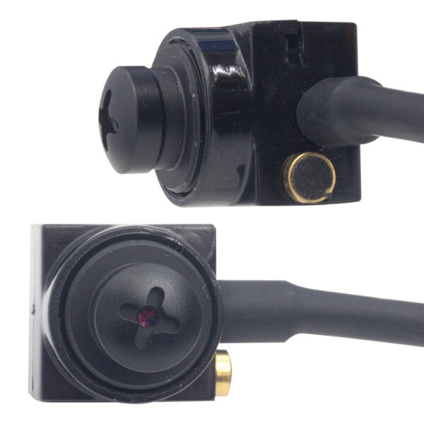 Powermaster Pm-19311 3.6 Mm 800 Tvl 1/4 Sensör Mi̇krofonlu Si̇yah Vi̇da Model Mini Kamera