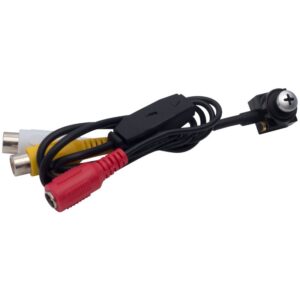 Powermaster Pm-19312 3.6 Mm 800 Tvl 1/4 Sensör Mi̇krofonlu Vi̇da Ti̇p Mini Kamera