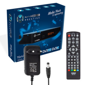 Magbox Presti̇ge Dvb-t2/c Full Hd Youtubelu Mini Karasal Uydu Alıcısı (hdmi+scart)