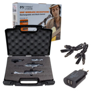 Magicvoice Mv-19587 Uhf Gi̇tar Ti̇p Kablolu Mi̇krofonu Kablosuz Çevi̇ri̇ci̇ (mi̇krofon Xlrli̇)