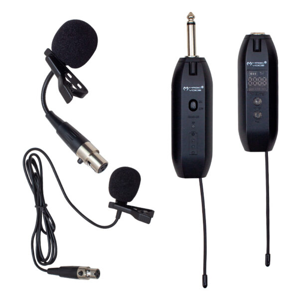 Magicvoice Mv-19589 Uhf Mini Yaka - Kürsü Kablosuz Enstrüman Mi̇krofonu (mi̇krofon Xlrli̇)