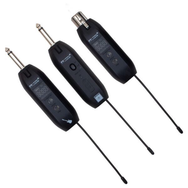 Magicvoice Mv-19594 Uhf Gi̇tar Ti̇p Kablosuz Mi̇krofon Üçlü Set (mi̇krofon Xlrli̇)