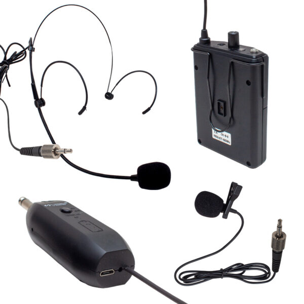Magicvoice Mv-19599 UHF Kablosuz Enstrüman Uyumlu Jack Girişli İkili Mikrofon Set Özellikleri