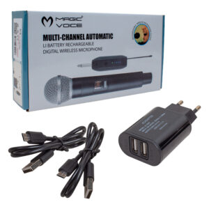 Magicvoice Mv-19600 Uhf Kablosuz Yaka Mi̇krofonu (recever Xlrli)