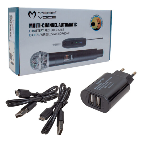 Magicvoice Mv-19600 Uhf Kablosuz Yaka Mi̇krofonu (recever Xlrli) - Görsel 3