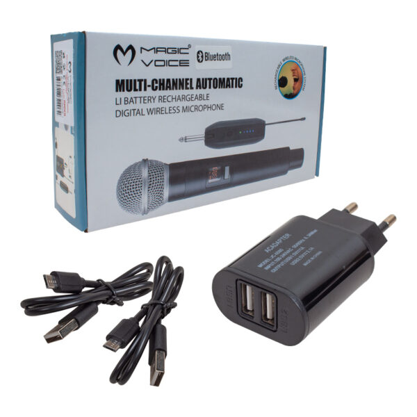 Magicvoice Mv-19601 Uhf Kablosuz Bluetooth Yaka Mi̇krofonu - Görsel 3