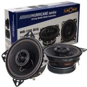 Leone Hr-100 Big 10 Cm Metal Çerçeveli̇ 2'li Takım Tweeterli Oto Hoparlör