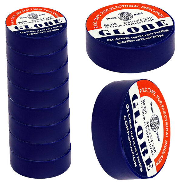 Globe 0.13mmx19 Mm Laci̇vert İzole Bant (10'lu Paket)
