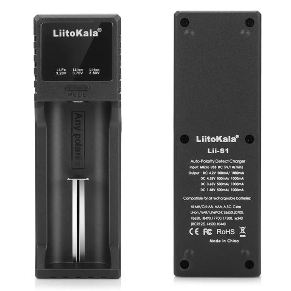 Liitokala LII-S1 Pil Şarj Cihazı Özellikleri