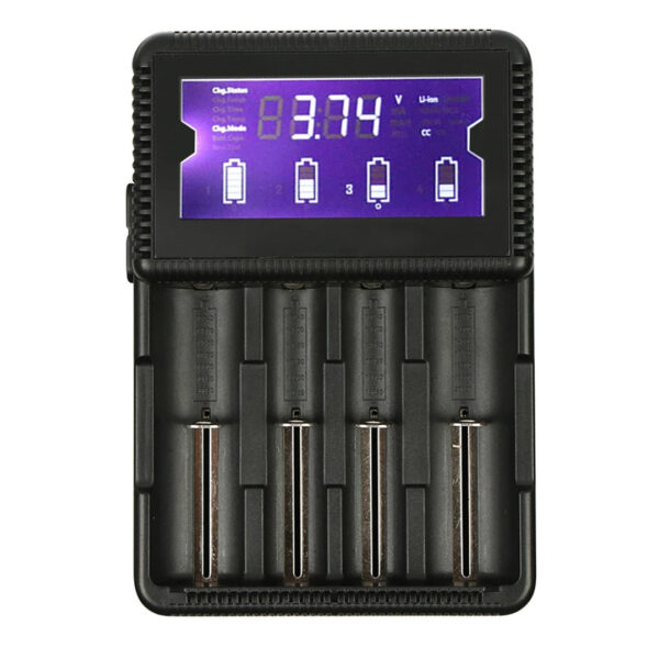 Powermaster Pmr-s4-4a 18650 4.2v 4x1a-2x2a Pi̇l Şarj Cihazı