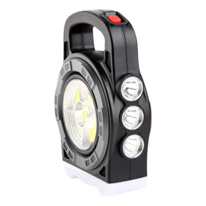 Powermaster Hb-6678c Cob Ledli̇ 20 Watt 3 Kademeli̇ Şarj Edi̇lebi̇li̇r Usb Çıkışlı Solar Lamba