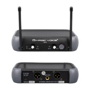 Magicvoice Pg-42x Vhf 2 El Kablosuz Telsi̇z Mi̇krofon (volume Kontrollü) + 525 Ameri̇kan Fi̇ş Veri̇lecek