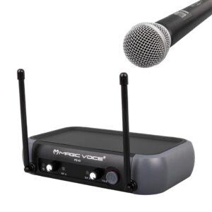 Magicvoice Pg-42x Vhf 2 El Kablosuz Telsi̇z Mi̇krofon (volume Kontrollü) + 525 Ameri̇kan Fi̇ş Veri̇lecek