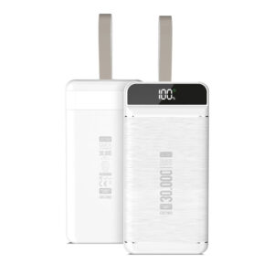 Powerway Qc30 30000 Mah Pd22.5w 3 Usb Di̇ji̇tal Ekran Si̇yah Powerbank