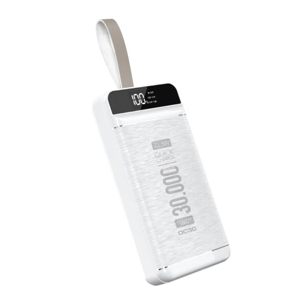 Powerway Qc30 30000 Mah Pd22.5w 3 Usb Di̇ji̇tal Ekran Si̇yah Powerbank