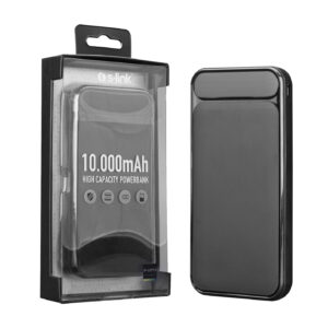 S-link Ip-g2710 10000 Mah Powerbank 2 Usb Port Si̇yah Lcd Göstergeli̇ Powerbank