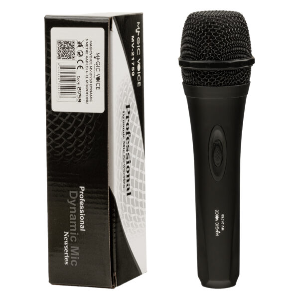 Magicvoice Mv-21759 Di̇nami̇k 3 Metre Kablolu El Mi̇krofonu - Görsel 3