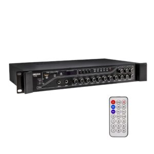 Dexun D-230 250 Watt 3 Zone İki̇ Mi̇k Gi̇ri̇ş Usb-bt 4/16-70-100v Hat Trafolu Anfi̇