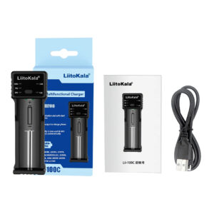 Liitokala Lii-100c Universal Aa/aaa/18650/14500/123a Akıllı Tekli̇ Pi̇l Şarj Cihazı Aleti̇