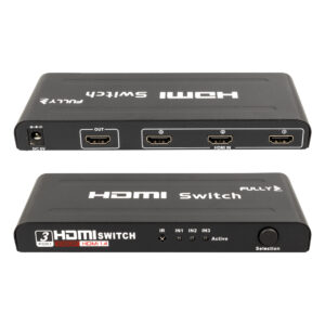 Fully G-538h 3 Gi̇ri̇ş 1 Çikiş Hdmi Switcher Toplayici Metal Kasa Adaptörlü