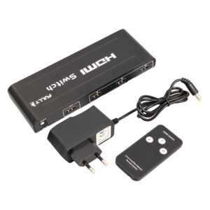 Fully G-538h 3 Gi̇ri̇ş 1 Çikiş Hdmi Switcher Toplayici Metal Kasa Adaptörlü