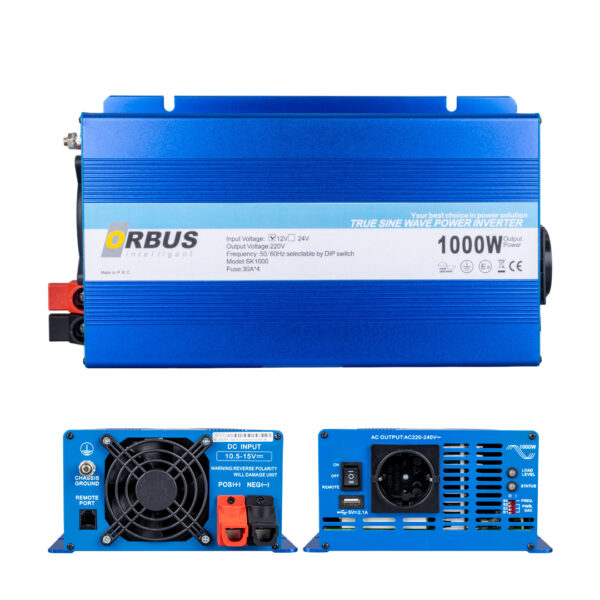 Orbus 12V 1000 Watt Tam Sinüs İnvertör Özellikleri