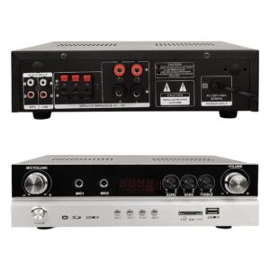 Magicvoice Mv-22561 160 Watt Usb/sd/bt/uk Bluetoothlu Stereo 2 Mi̇krofon Gi̇ri̇şli̇ Trafosuz Anfi̇