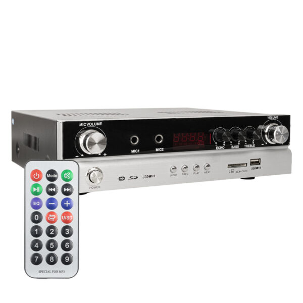Magicvoice Mv-22561 160 Watt Usb/sd/bt/uk Bluetoothlu Stereo 2 Mi̇krofon Gi̇ri̇şli̇ Trafosuz Anfi̇