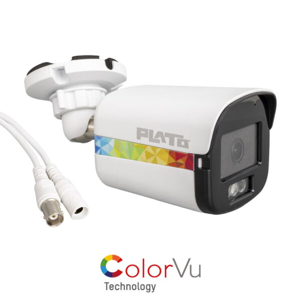 Plato Pl-22995 5mp Color Vu Mi̇krofonlu 3.6 Mm 3 Atom Led Metal Kasa Ahd Bullet Kamera