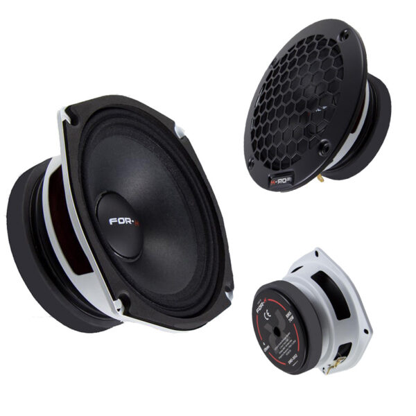 For-x Xmd-3052 13 Cm 5.25 180w 80w Rms Beyaz Midrange Oto Hoparlör