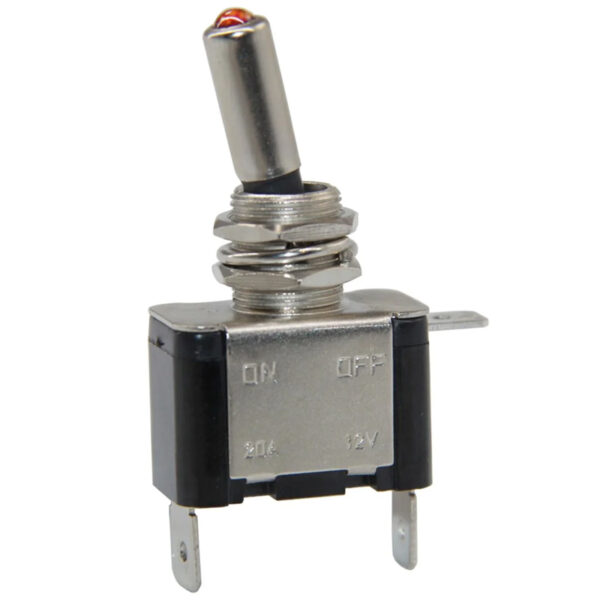 12 Volt Dc 20 Amper Toggle Switch On-off Işıklı (ic-151a)