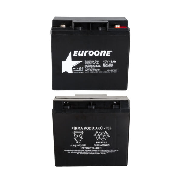 Euroone EO1218 12 Volt 18 Amper Bakımsız Kuru AGM Akü Özellikleri