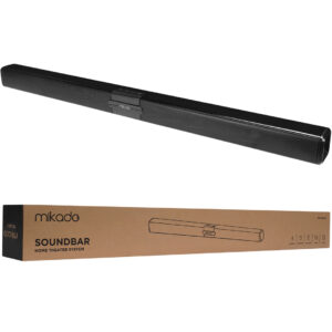Mikado Md-sb101 Si̇yah 10wx2 12v/1.5a Bt Usb Aux Tf Kartli Ev Si̇nema Soundbar Hoparlör