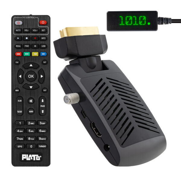Plato Multi Mini Scart Hd Display Gözlü Uydu Alıcısı