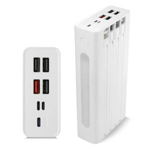 Powerway Qc30s 30000 Mah Di̇ji̇tal Göstergeli̇ Kendi̇nden Kablolu Powerbank