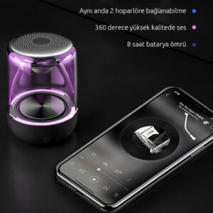 Magicvoice Mv-24695 600 Mah Taşinabi̇li̇r Rgb Mi̇krofonlu Aux/tf/bluetooth 3 W Hoparlör Speaker