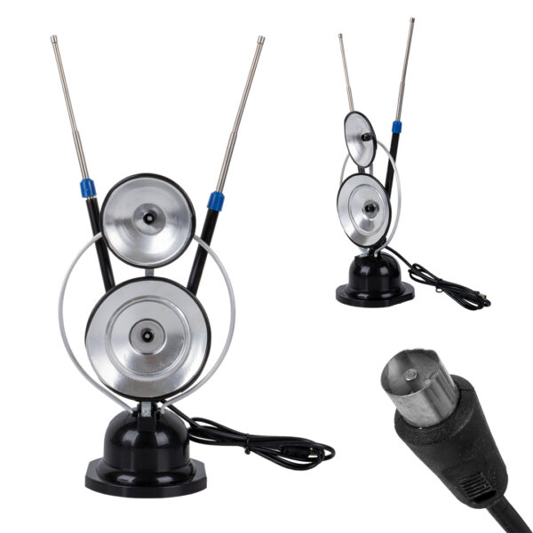 Powermaster Pm-25023 Tv Üstü Eski̇ Ti̇p Karasal Yayın Anten