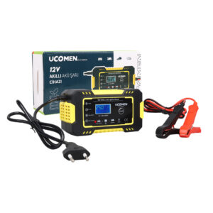 Ucomen Uc-c120501a 12v Max 6a Sarı Led Göstergeli̇ Akü Şarj Cihazı